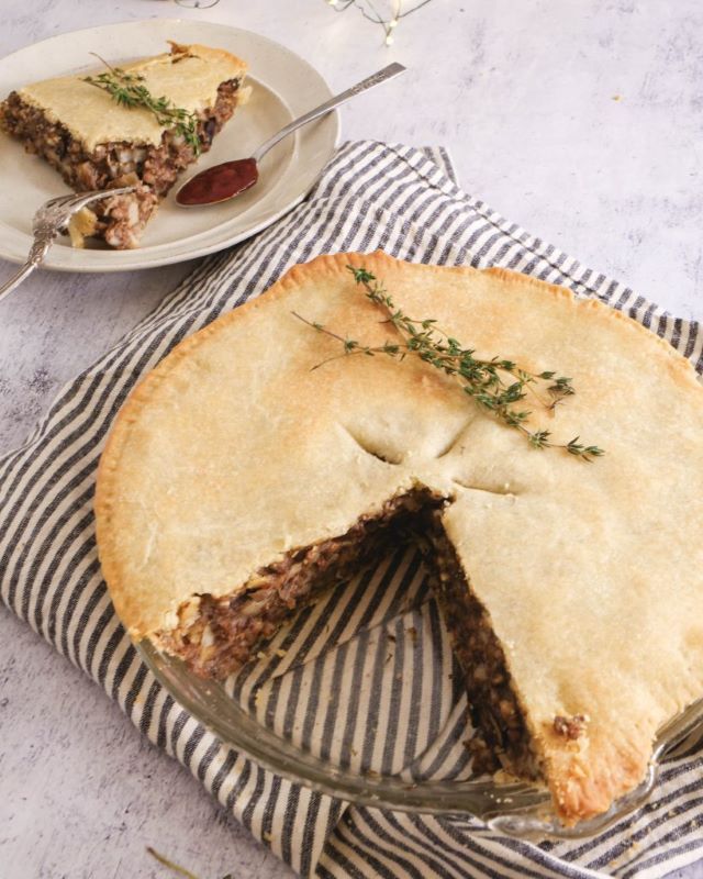 Tourtière végétalienne : la meilleure